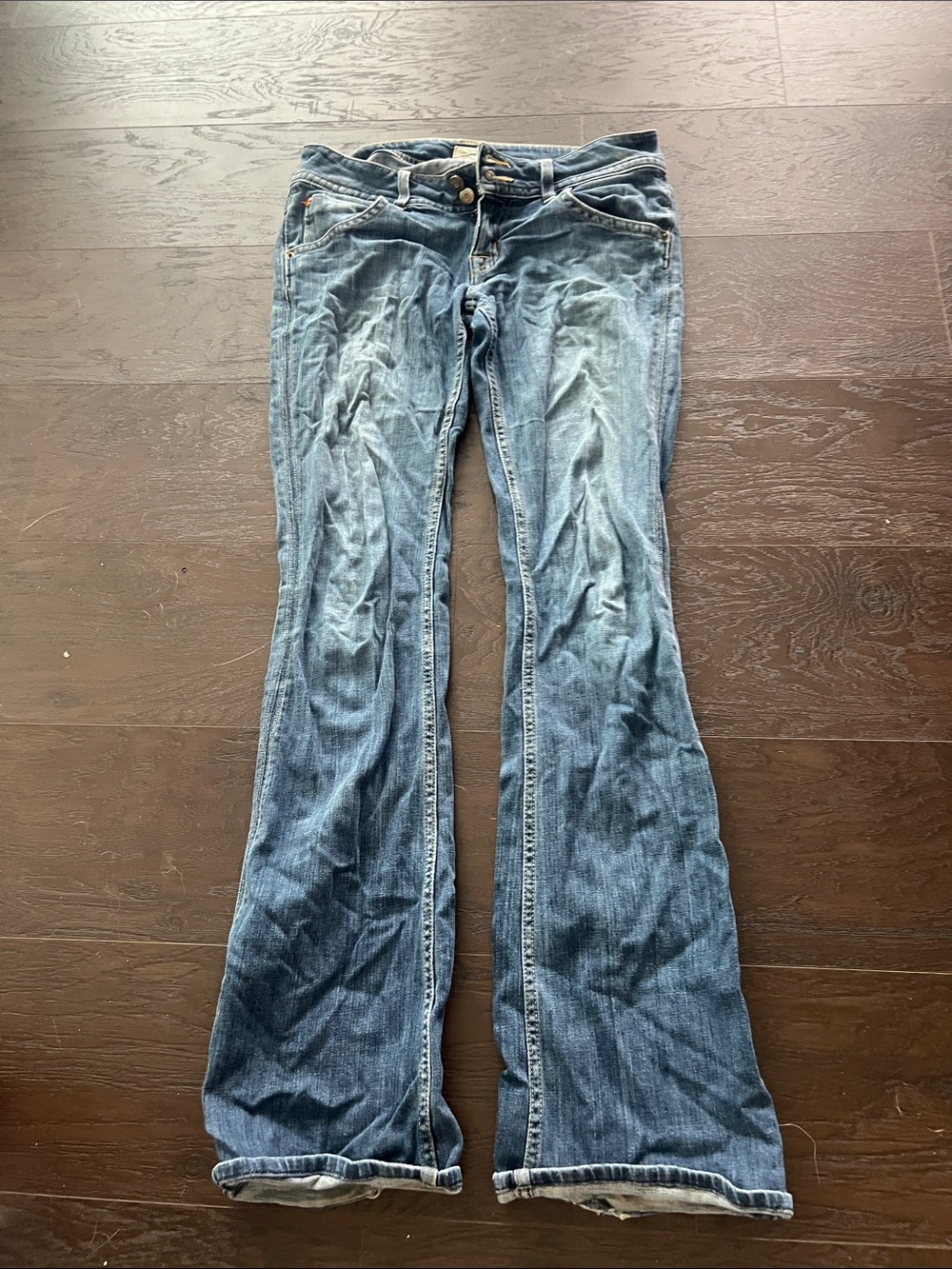 Hudson jeans back button pockets